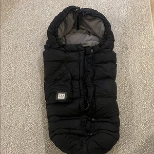 Black Kids Puffer Stroller Bag Blanket